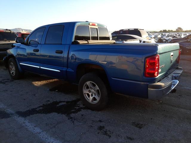 1D7HE58N75S205737 - 2005 DODGE DAKOTA QUAD LARAMIE BLUE photo 2