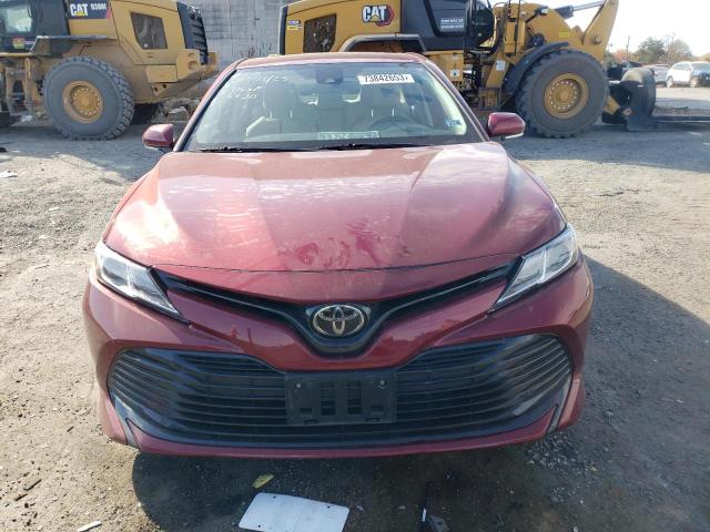 4T1C11BKXLU012776 - 2020 TOYOTA CAMRY LE RED photo 5