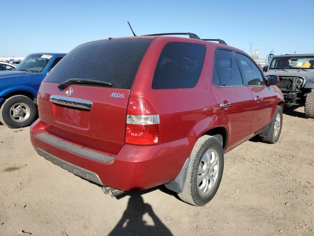 2HNYD18793H523476 - 2003 ACURA MDX TOURING RED photo 3