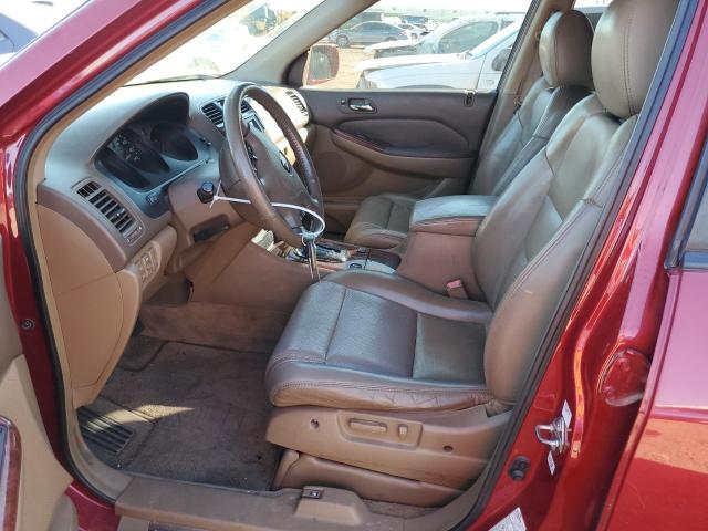 2HNYD18793H523476 - 2003 ACURA MDX TOURING RED photo 7