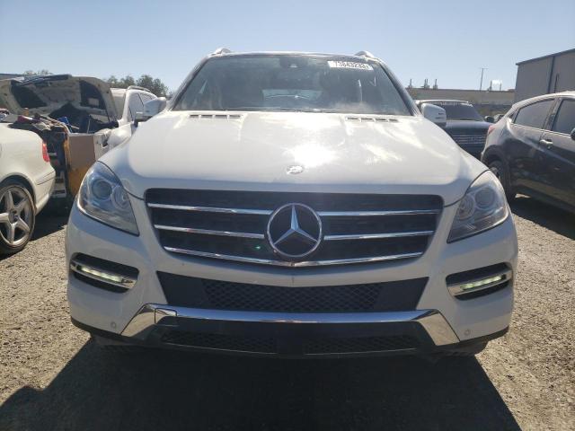 4JGDA5HB2CA034792 - 2012 MERCEDES-BENZ ML 350 4MATIC WHITE photo 5