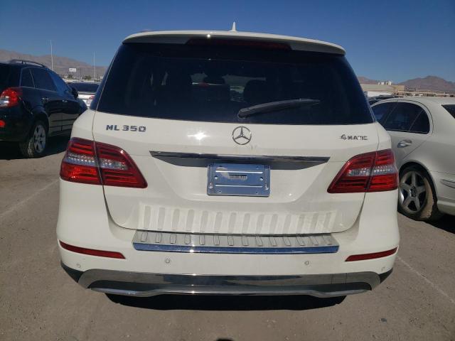 4JGDA5HB2CA034792 - 2012 MERCEDES-BENZ ML 350 4MATIC WHITE photo 6