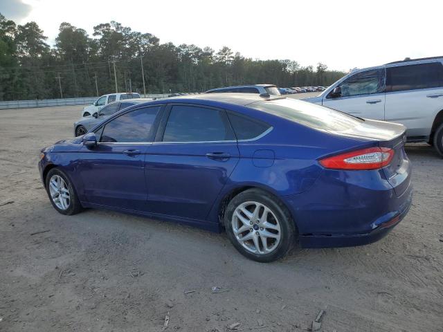 3FA6P0H75GR125700 - 2016 FORD FUSION SE BLUE photo 2