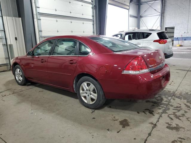 2G1WT58K069378007 - 2006 CHEVROLET IMPALA LT MAROON photo 2