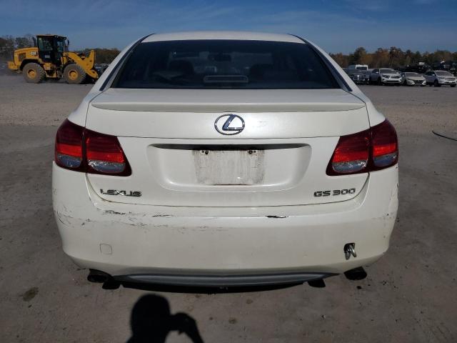 JTHBH96S865023275 - 2006 LEXUS GS 300 WHITE photo 6