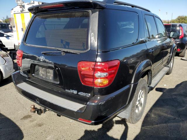 5TDBT48A12S091770 - 2002 TOYOTA SEQUOIA LIMITED BLACK photo 3