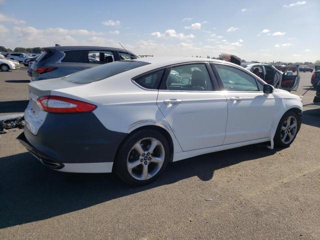 3FA6P0H90ER203654 - 2014 FORD FUSION SE WHITE photo 3