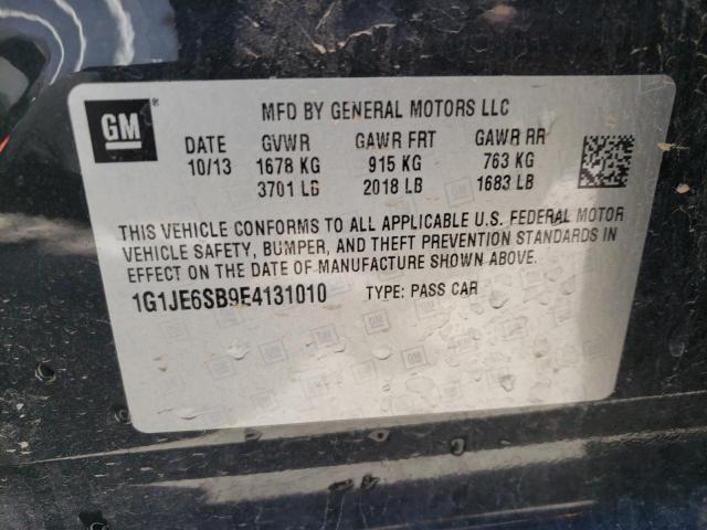 1G1JE6SB9E4131010 - 2014 CHEVROLET SONIC LTZ GRAY photo 14