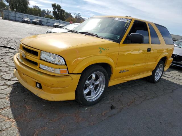 1GNCS18X03K106656 - 2003 CHEVROLET BLAZER YELLOW photo 1