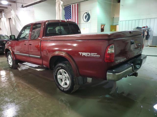 5TBBT44186S482483 - 2006 TOYOTA TUNDRA ACCESS CAB SR5 RED photo 2