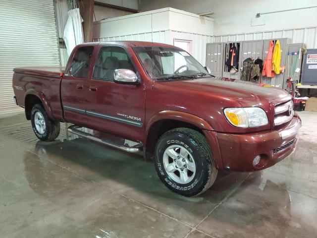 5TBBT44186S482483 - 2006 TOYOTA TUNDRA ACCESS CAB SR5 RED photo 4