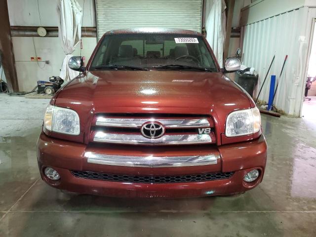 5TBBT44186S482483 - 2006 TOYOTA TUNDRA ACCESS CAB SR5 RED photo 5