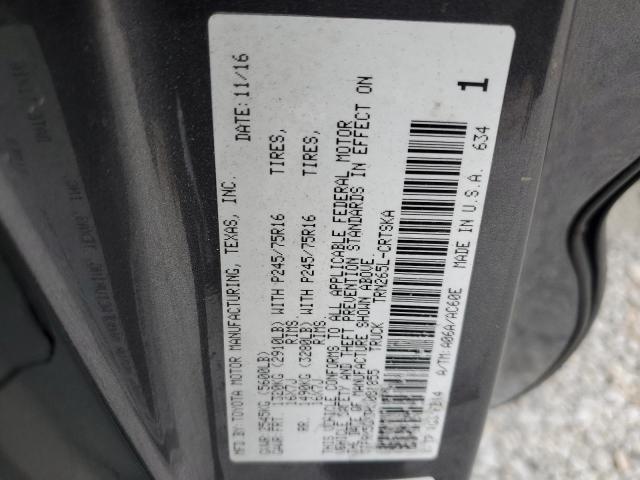 5TFRX5GN3HX081855 - 2017 TOYOTA TACOMA ACCESS CAB Сұр фото 12