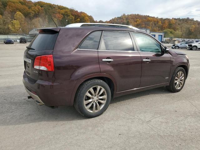 5XYKWDA25BG116581 - 2011 KIA SORENTO SX MAROON photo 3