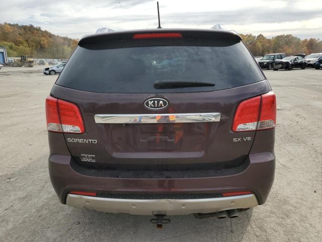 5XYKWDA25BG116581 - 2011 KIA SORENTO SX MAROON photo 6