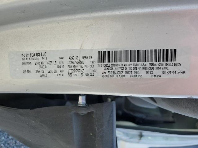 3C6URVJG0GE119174 - 2016 RAM PROMASTER 3500 HIGH Gümüş foto 10