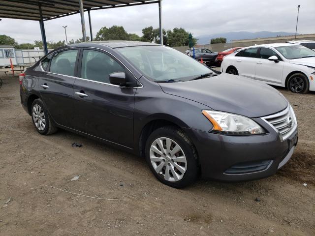 3N1AB7AP1EY304473 - 2014 NISSAN SENTRA S GRAY photo 4