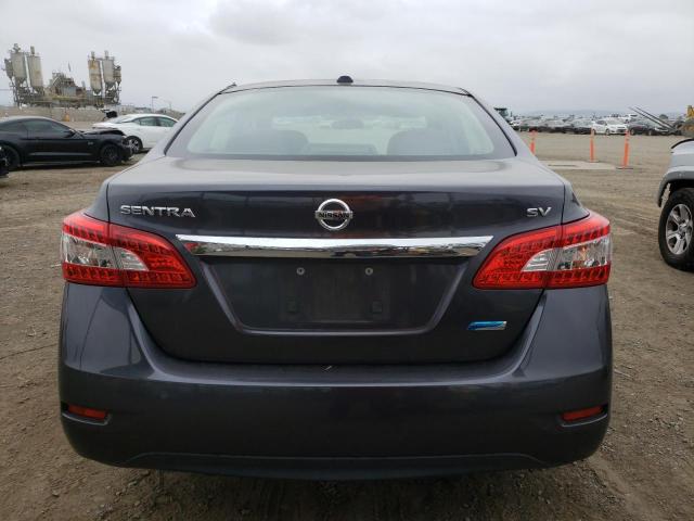 3N1AB7AP1EY304473 - 2014 NISSAN SENTRA S GRAY photo 6