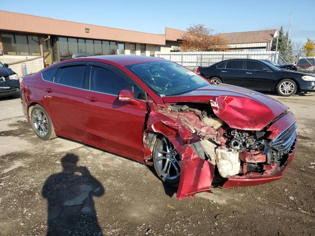 3FA6P0T93HR307874 - 2017 FORD FUSION SE RED photo 4