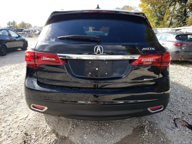 5FRYD4H96GB062594 - 2016 ACURA MDX ADVANCE BLACK photo 6