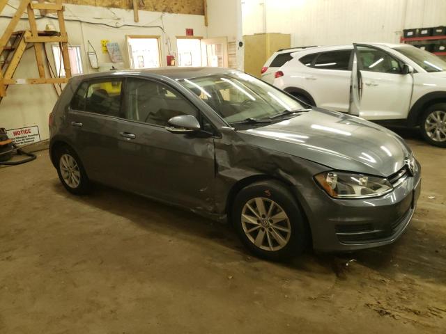 3VW217AU9HM066763 - 2017 VOLKSWAGEN GOLF S GRAY photo 4