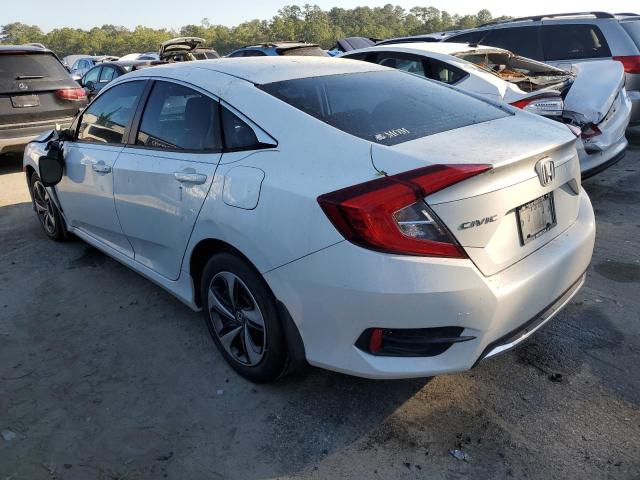 19XFC2F66LE004896 - 2020 HONDA CIVIC LX WHITE photo 2