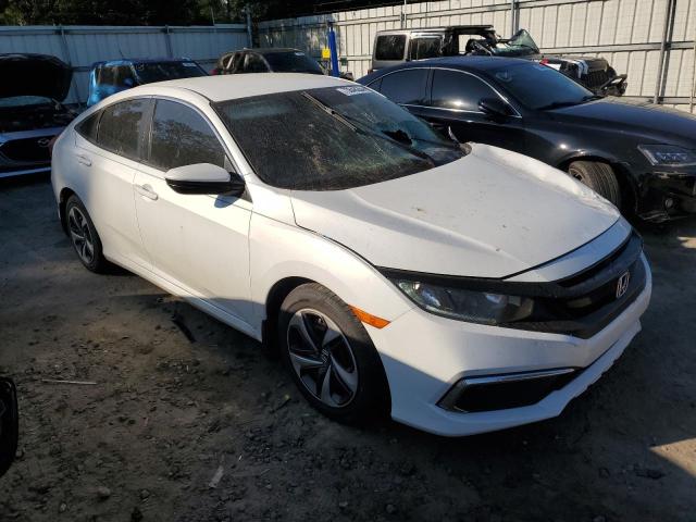 19XFC2F66LE004896 - 2020 HONDA CIVIC LX WHITE photo 4