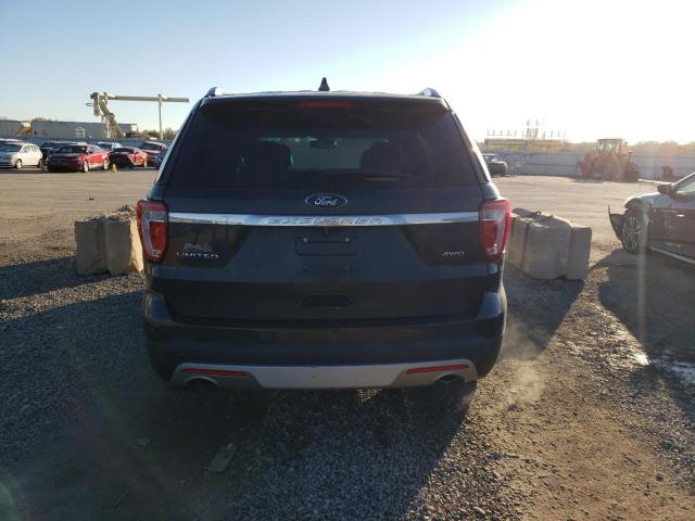 1FM5K8F83HGB85851 - 2017 FORD EXPLORER LIMITED BLACK photo 6