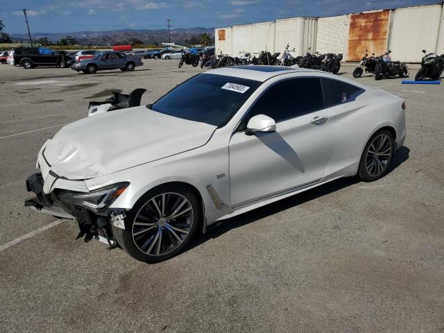 JN1EV7EKXHM361320 - 2017 INFINITI Q60 PREMIUM WHITE photo 1