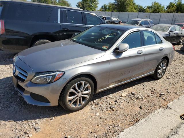 55SWF4KBXFU087624 - 2015 MERCEDES-BENZ C 300 4MATIC SILVER photo 1