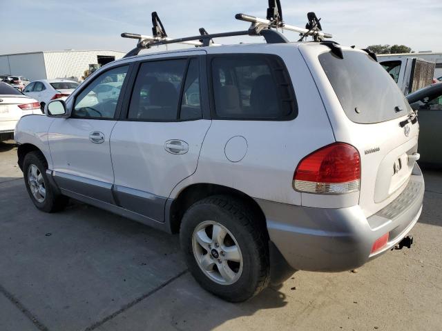 KM8SC73E66U057140 - 2006 HYUNDAI SANTA FE GLS WHITE photo 2