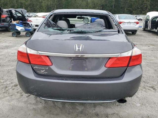 1HGCR2F35FA267381 - 2015 HONDA ACCORD LX GRAY photo 6