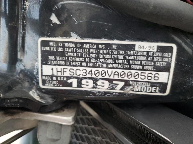 1HFSC3400VA000566 - 1997 HONDA GL1500 C/2 TWO TONE photo 10