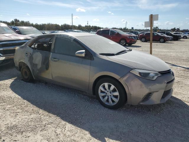 2T1BURHE8GC645772 - 2016 TOYOTA COROLLA L GRAY photo 4