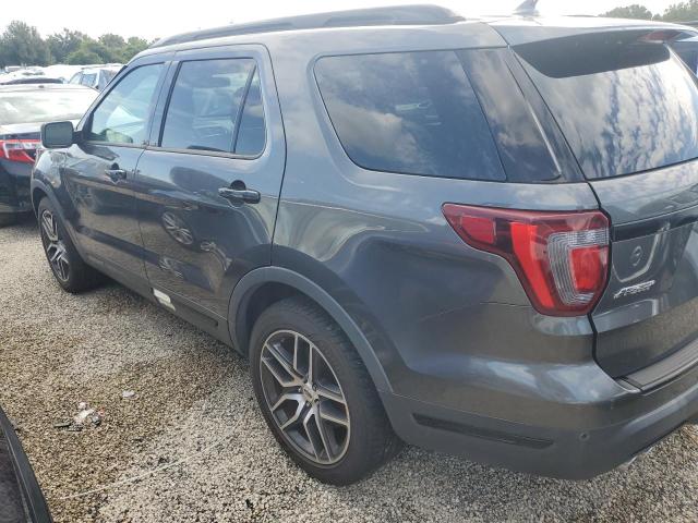 1FM5K8GT7JGB97428 - 2018 FORD EXPLORER SPORT GRAY photo 2