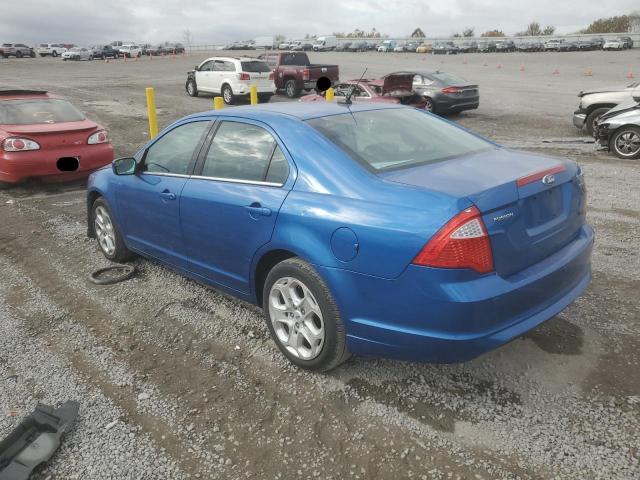 3FAHP0HA2BR322403 - 2011 FORD FUSION SE BLUE photo 2