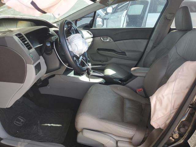 19XFB2F92CE305050 - 2012 HONDA CIVIC EXL შავი ფოტო 7