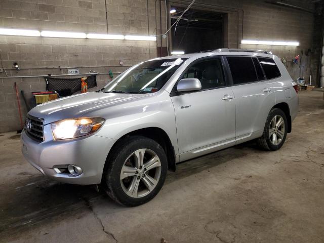 JTEES43A182009183 - 2008 TOYOTA HIGHLANDER SPORT SILVER photo 1