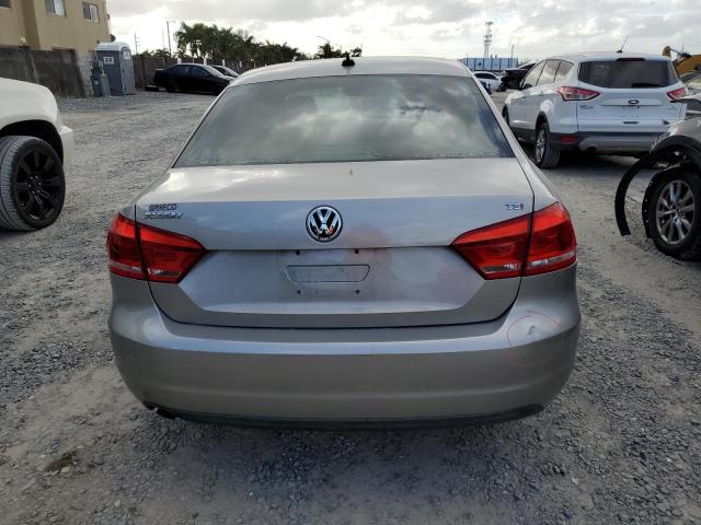 1VWAS7A37EC034648 - 2014 VOLKSWAGEN PASSAT S GRAY photo 6