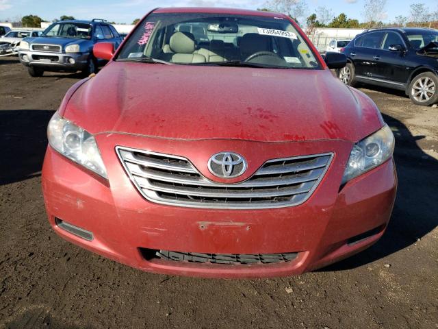 JTNBB46K973010551 - 2007 TOYOTA CAMRY HYBRID RED photo 5