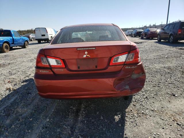 4A3AB36F29E033364 - 2009 MITSUBISHI GALANT ES ORANGE photo 6