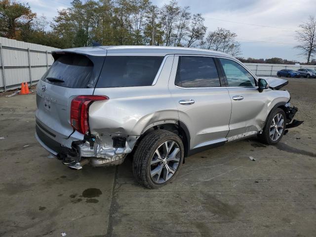 KM8R4DHE5NU422876 - 2022 HYUNDAI PALISADE SEL SILVER photo 3