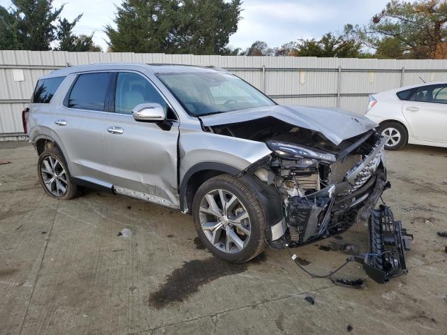 KM8R4DHE5NU422876 - 2022 HYUNDAI PALISADE SEL SILVER photo 4