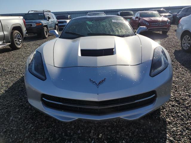 1G1YB2D79F5114583 - 2015 CHEVROLET CORVETTE STINGRAY 1LT SILVER photo 5