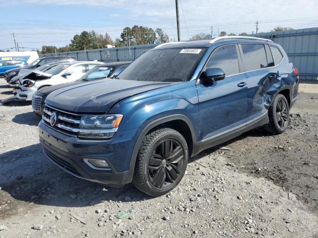 1V2MR2CA4KC607073 - 2019 VOLKSWAGEN ATLAS SEL BLUE photo 1