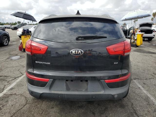 KNDPC3AC1F7720407 - 2015 KIA SPORTAGE EX BLACK photo 6