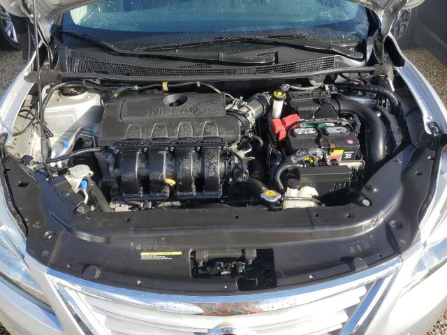 3N1AB7AP0FY323047 - 2015 NISSAN SENTRA S SILVER photo 11