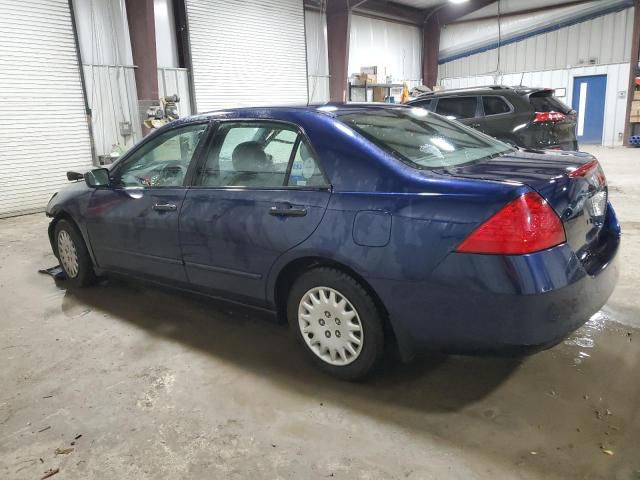 1HGCM56117A027745 - 2007 HONDA ACCORD VALUE BLUE photo 2