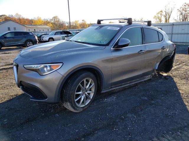 ZASFAKBN8J7B67296 - 2018 ALFA ROMEO STELVIO TI GRAY photo 1