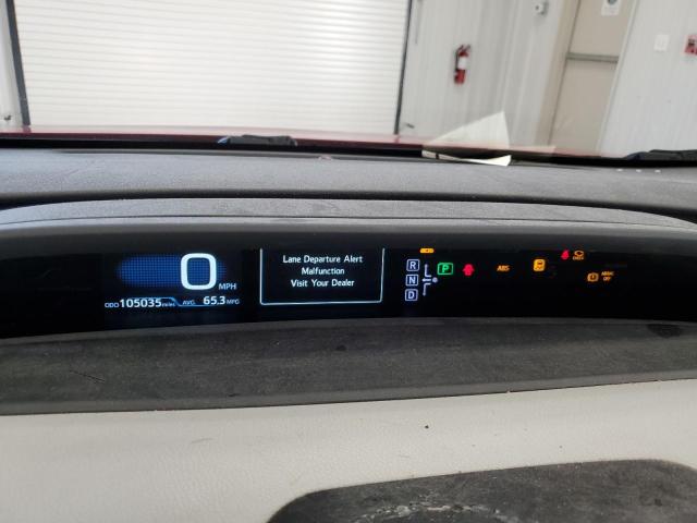 JTDKARFP6H3008659 - 2017 TOYOTA PRIUS PRIM 红色 照片 9